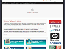 Tablet Screenshot of network-alliance.com.my